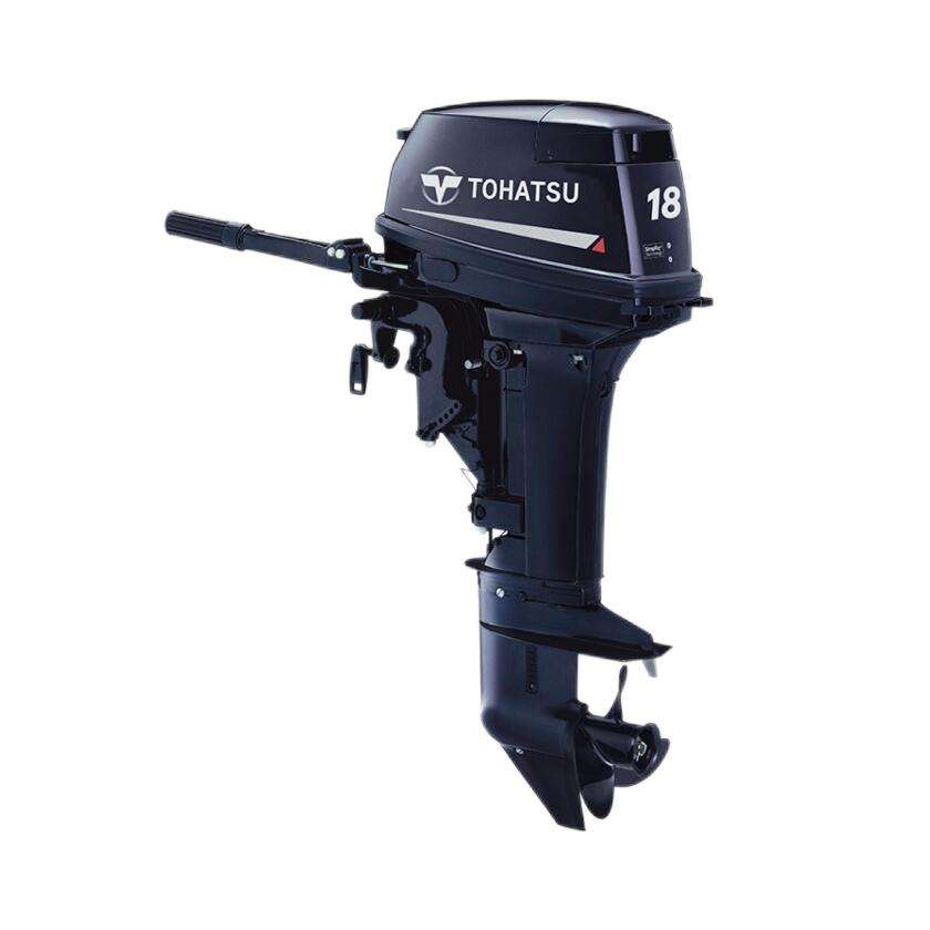 Original 2 Stroke 18HP Short Shaft Tohatsu Outboard Motor M18E2S