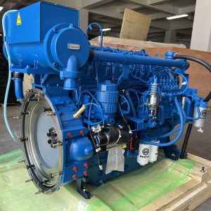Motor Weichai Marine Diesel Engine 228kW Water Cooled Boat Engine