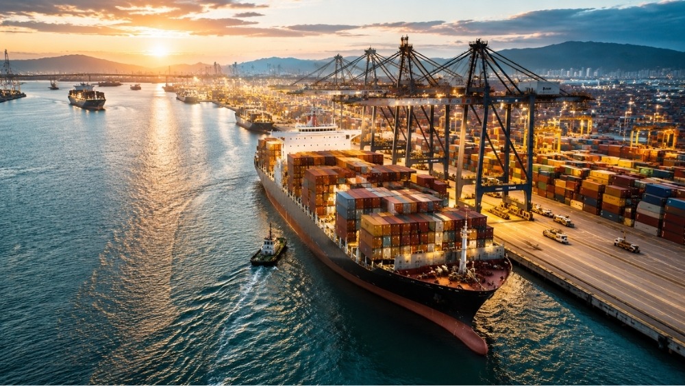 Global container shipping